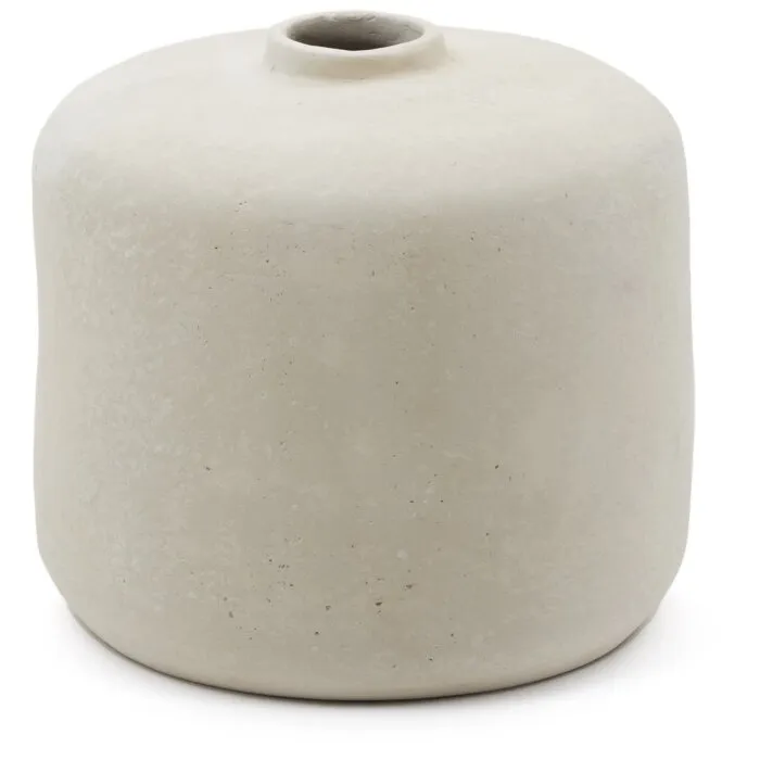 Ваза Serina из папье-маше белого цвета 36,5 см