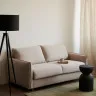 Carlota 2-местный диван-кровать из синели бежевого цвета 140 см