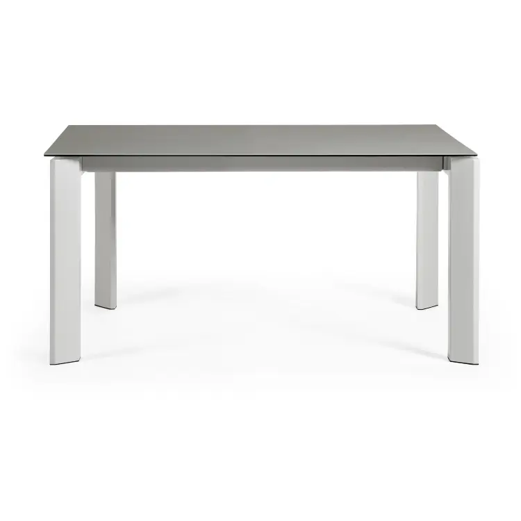 Стол Atta160 (220) x90 серый керамика