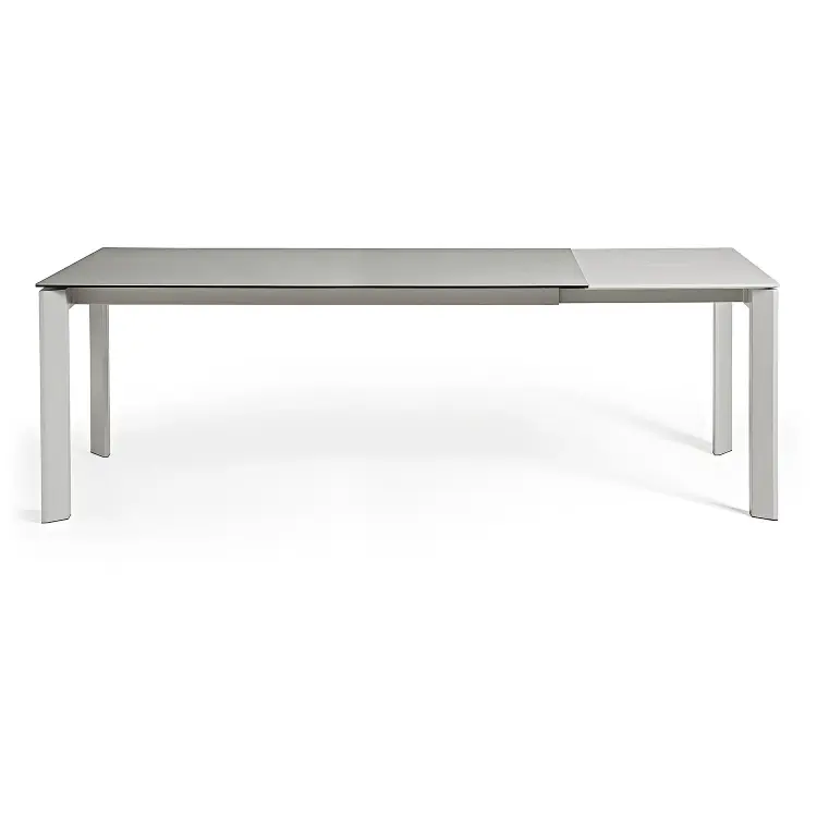 Стол Atta160 (220) x90 серый керамика