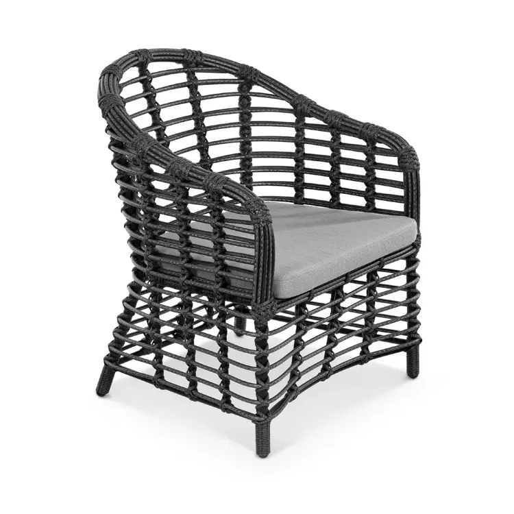 Кресло МИРО Черный металлик