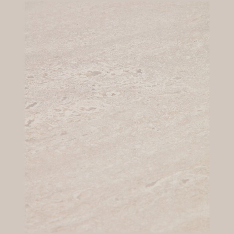 Уличный стол Mirtia из алюминия с отделкой под дерево и кремового спеченного камня, 240 x 110 см