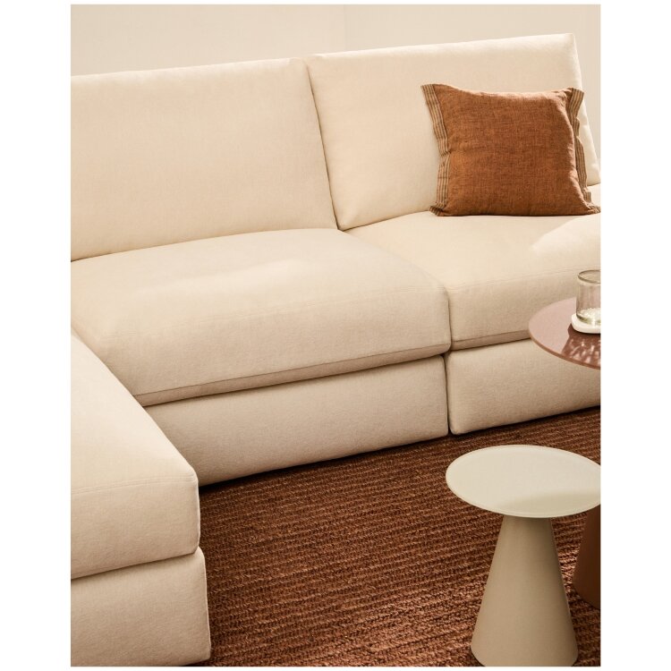 Alea 5-местный модульный диван с левым шезлонгом и съемным чехлом 340 см