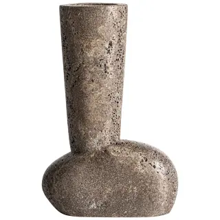 Ваза Ander высота 25 см из травертина