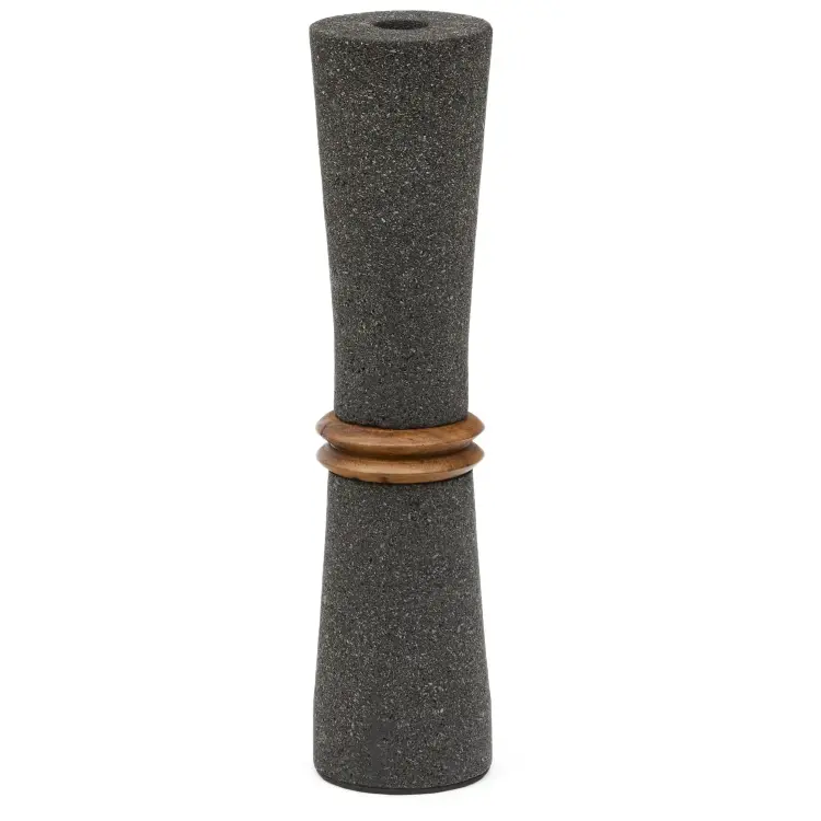 Naro Ваза из камня с 2 кольцами 30 см