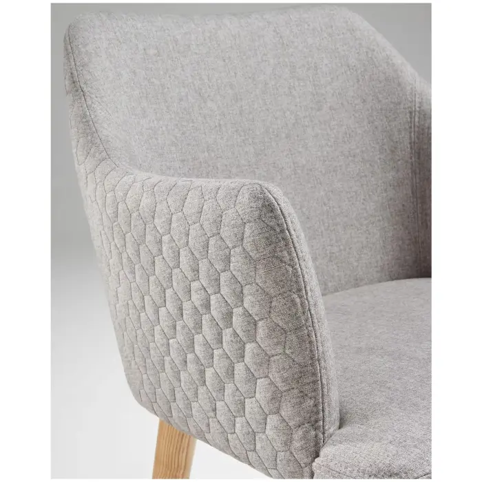Стул Danai серый тканевый