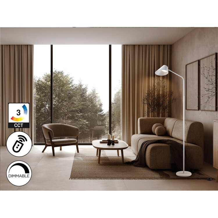 Esino Торшер 1L белый