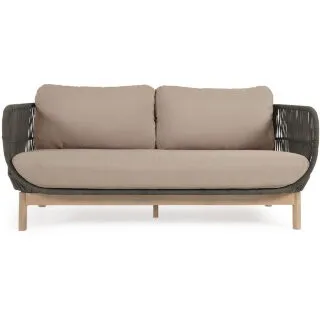 3-местный диван Catalina из зеленой веревки