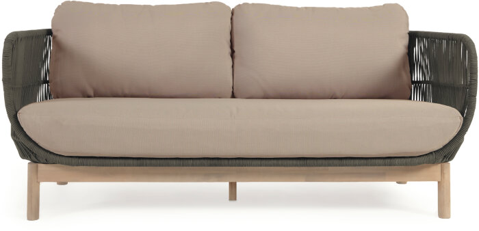 3-местный диван Catalina из зеленой веревки