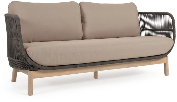 3-местный диван Catalina из зеленой веревки