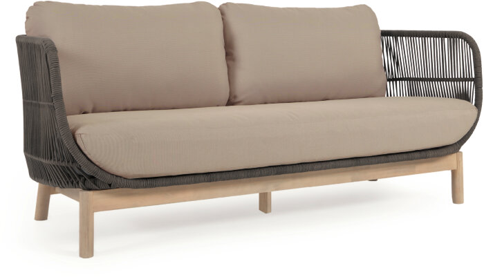 3-местный диван Catalina из зеленой веревки