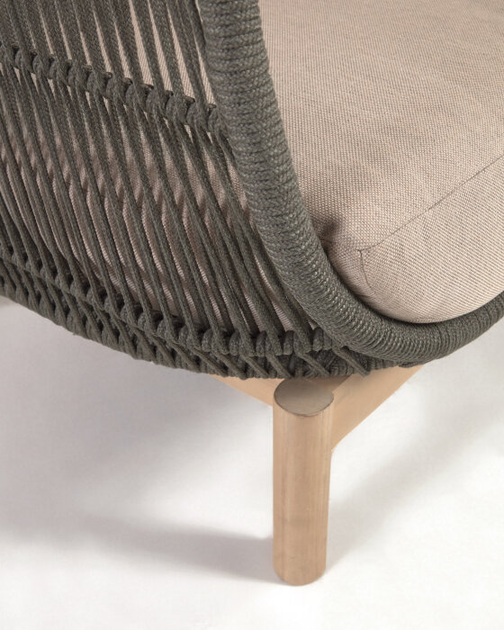 3-местный диван Catalina из зеленой веревки