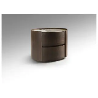 Enoc Прикроватная тумбочка темный дуб