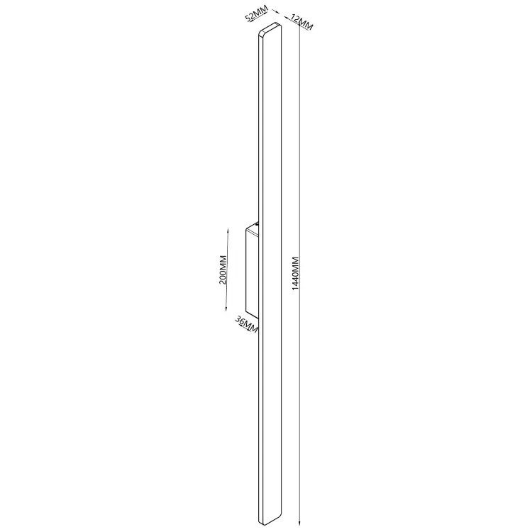 Настенный уличный светильник LOTUS 7995