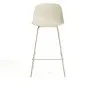 Полубарный стул Altea из пластика и стали бежевого цвета, 65 см