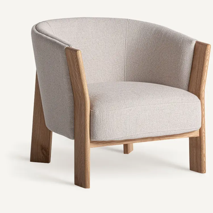 Кресло Nara бежевое