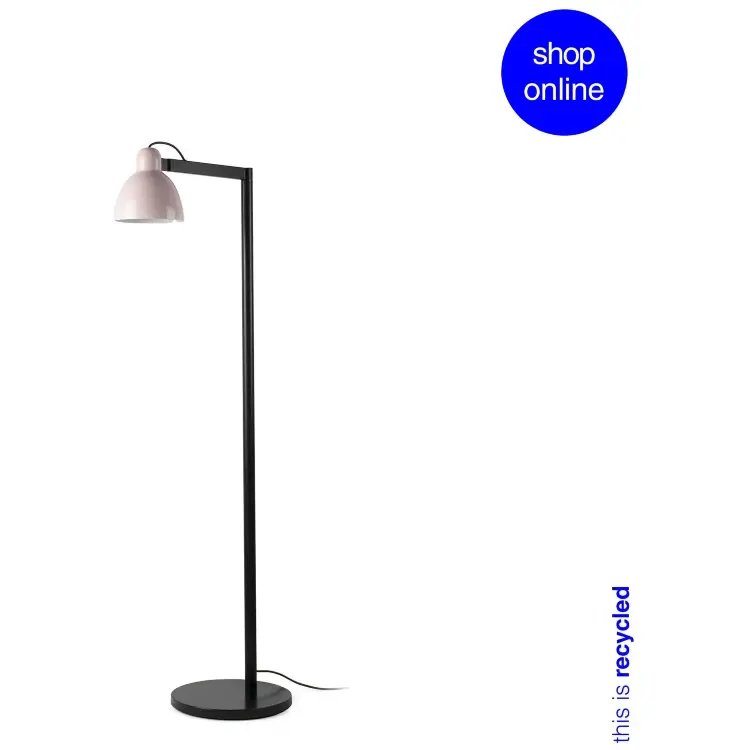 Venice Розовый торшер 1xE27