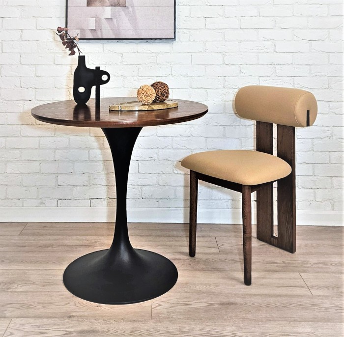 Стол обеденный Tulip Round Walnut