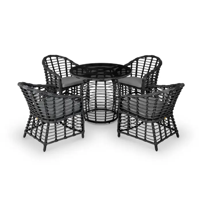 Комплект МИРО Черный металлик