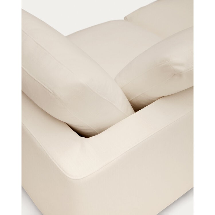 Gala Кушетка с левым подлокотником бежевая 193 х 105 см