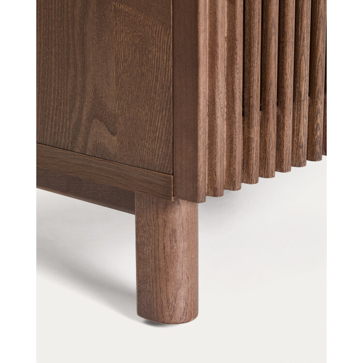 Прикроватная тумбочка Beyla из ясеня с отделкой под орех