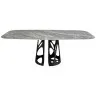 Овальный обеденный стол 1136/DT959 из мраморной керамики