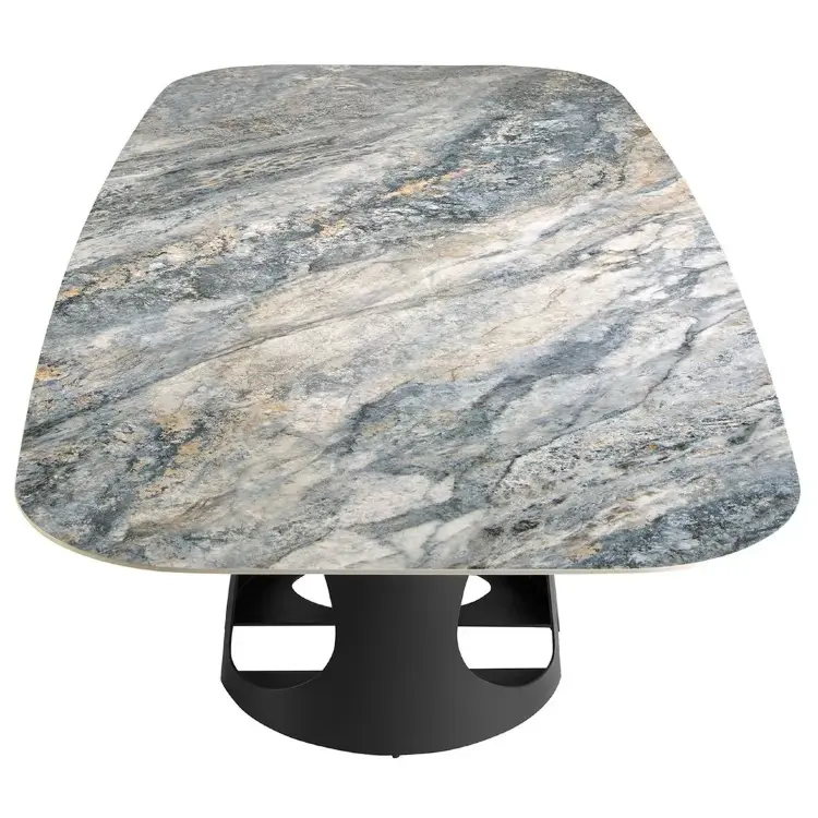 Овальный обеденный стол 1136/DT959 из мраморной керамики