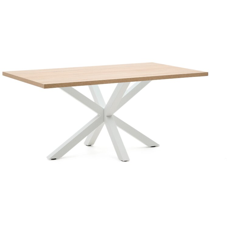 Стол Arya 160x100 белый натуральный