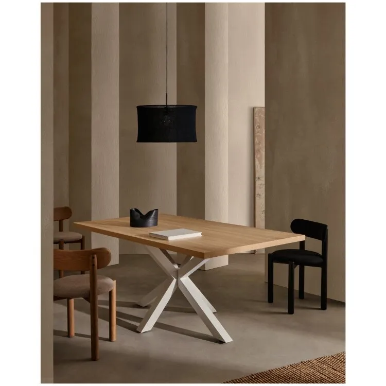 Стол Arya 160x100 белый натуральный