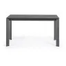 Стол Atta 140 (200) x90 темно-серый, стекло