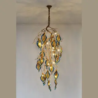 Люстра Peacock Tail Copper