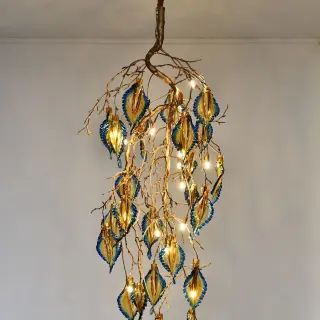 Люстра Peacock Tail Copper