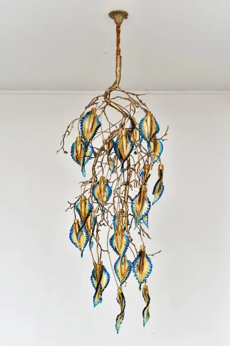 Люстра Peacock Tail Copper