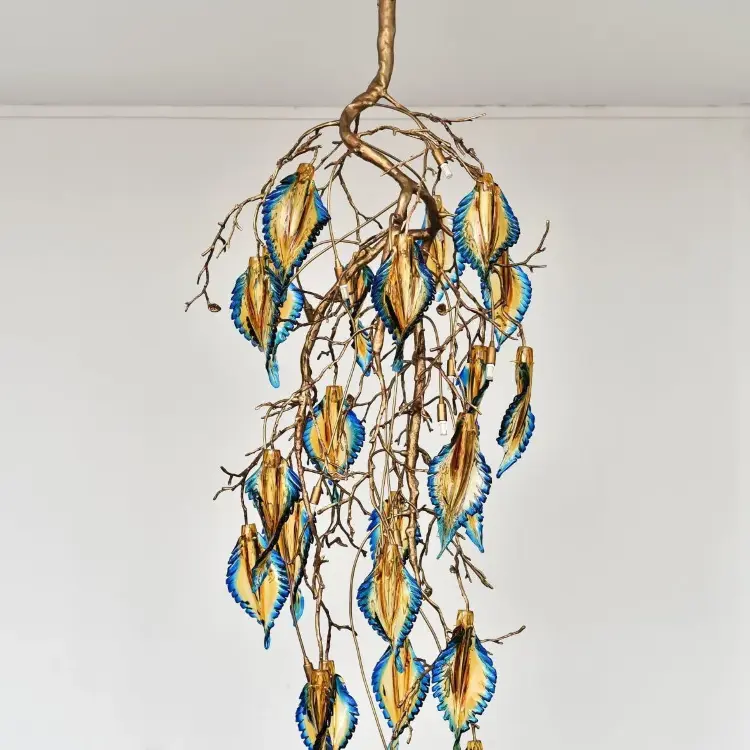 Люстра Peacock Tail Copper