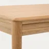 Раздвижной стол Lenon из натурального массива дуба и шпона 160(240)x90