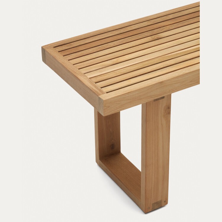 Canadell Уличная скамейка из 100% переработанного тикового дерева 210 см