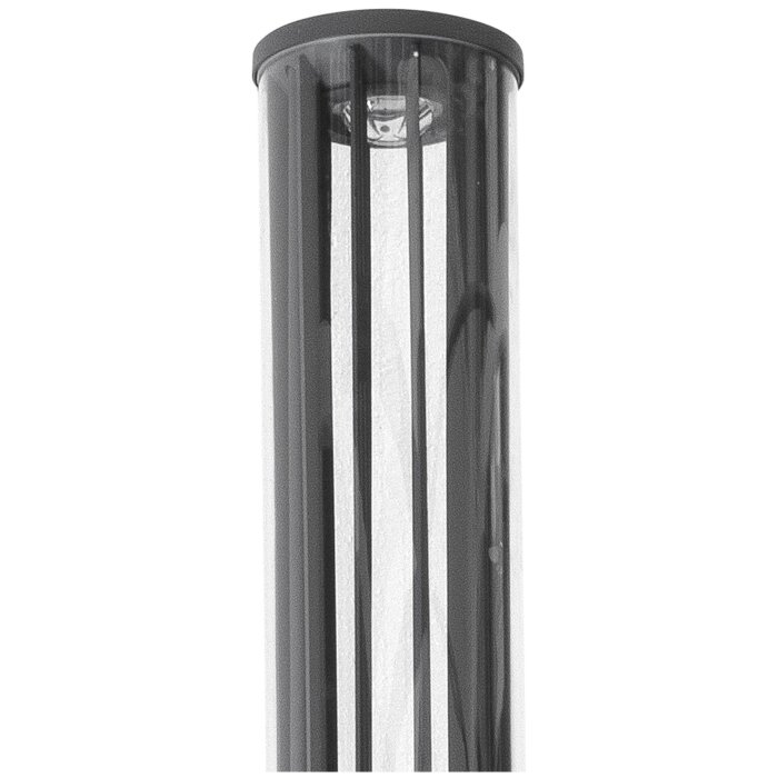 SCREEN 3700 Темно-серый столбовой светильник 2700K 360º широкий