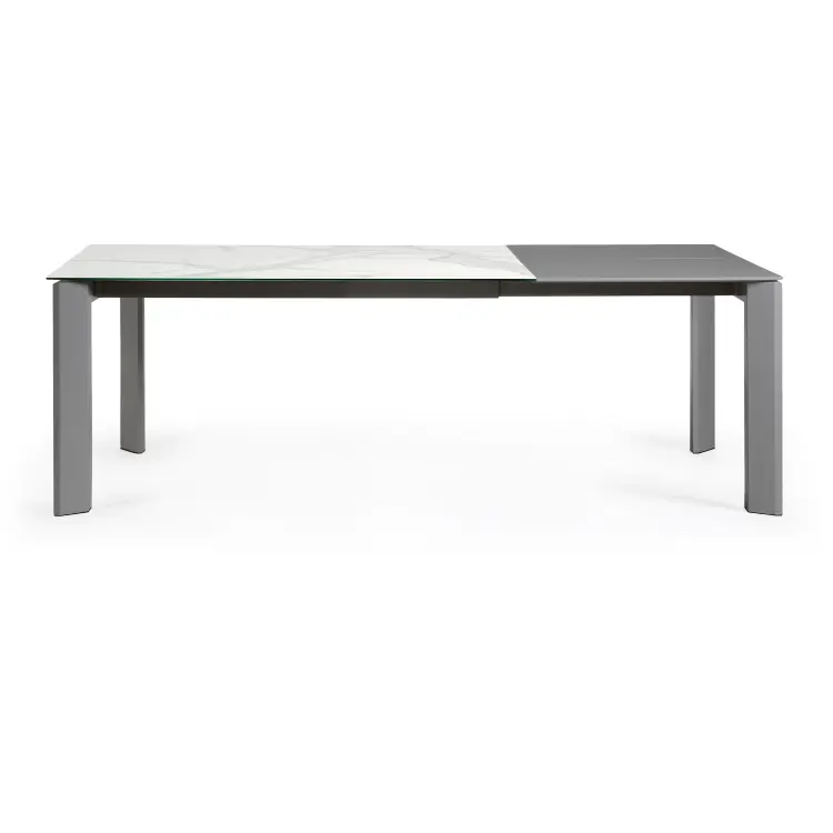Стол Atta 160 (220) x90 антрацит, керамика