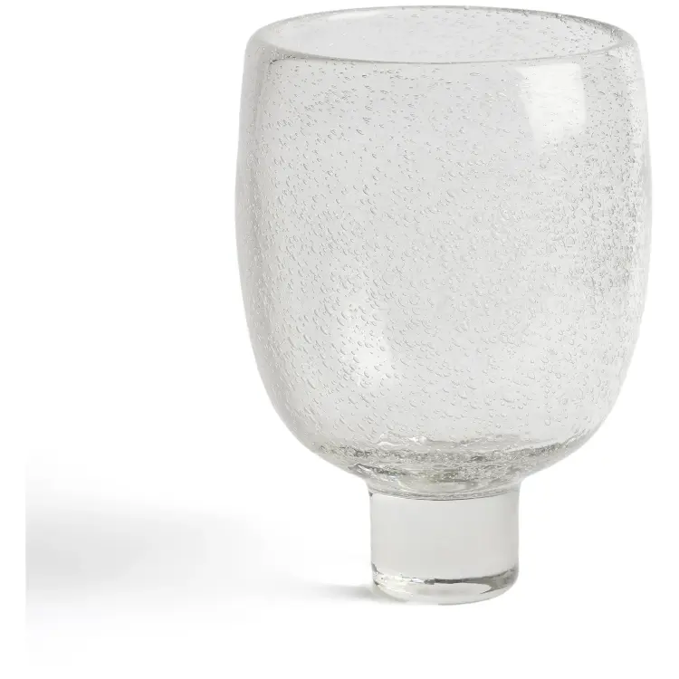 Ваза Sirau из прозрачного стекла, диаметр 24 см