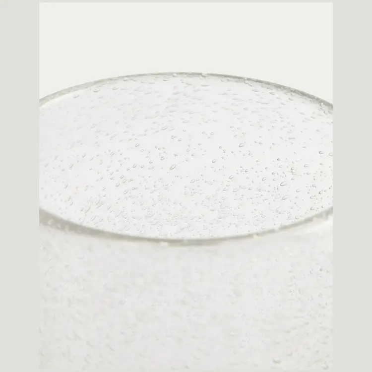 Ваза Sirau из прозрачного стекла, диаметр 24 см