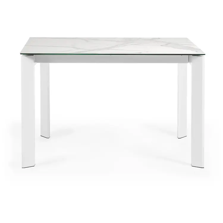 Стол Atta с белыми ножками 120(180)x80 см