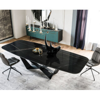 Стол обеденный Scorpio Marble Black 1800