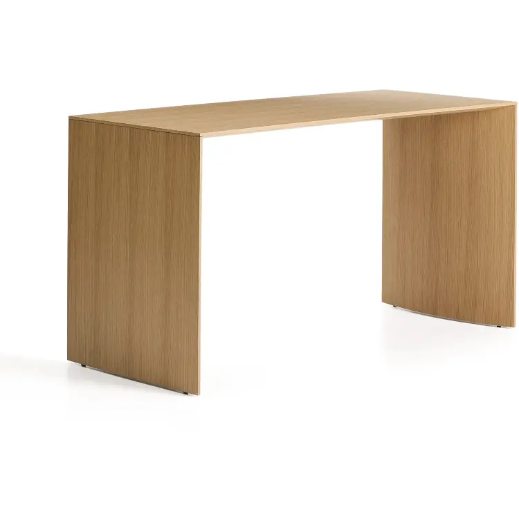 Письменный стол из дубового шпона Litto, 140 x 60 см