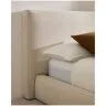 Кровать Blok бежевая со съемными чехлами под матрас 180 х 200 см