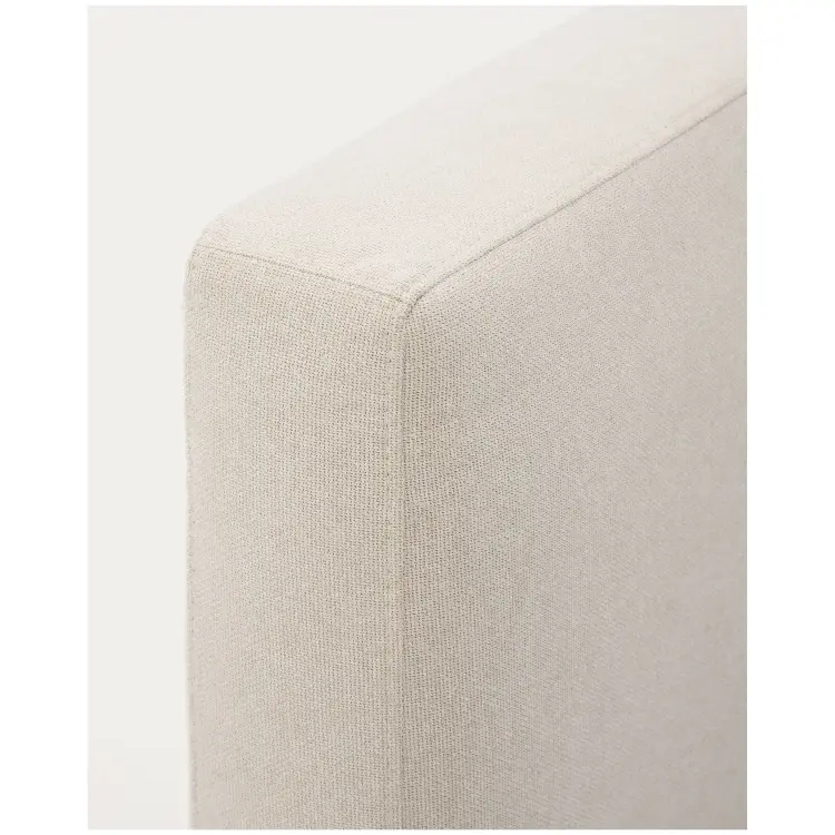 Кровать Blok бежевая со съемными чехлами под матрас 180 х 200 см