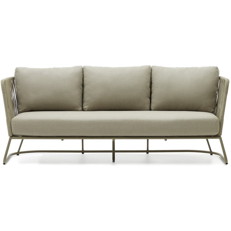 Saconca 3-местный садовый диван бежевый