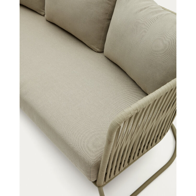 Saconca 3-местный садовый диван бежевый