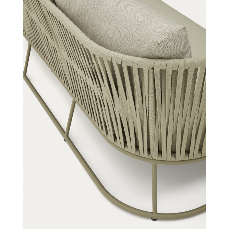 Saconca 3-местный садовый диван бежевый