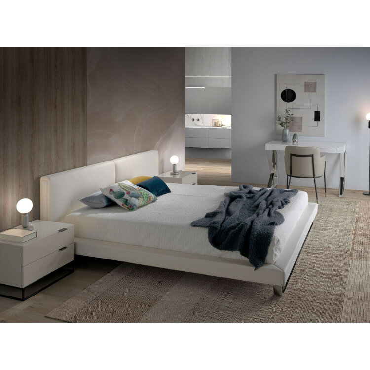 Прикроватная тумбочка Estetico CP1406-H /7004 лак RAL7035 жемчужно-серая