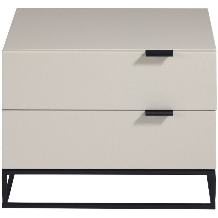 Прикроватная тумбочка Estetico CP1406-H /7004 лак RAL7035 жемчужно-серая